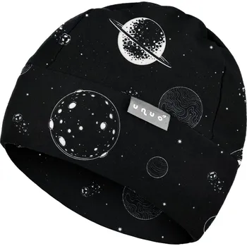 Čepice Unuo Dětská fleecová čepice s planetami - unisex Velikost: M