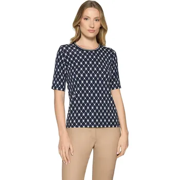 Dámské tričko Betty Barclay dámské triko modrobílé 2725/1791 8813 Modrá 44
