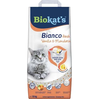 Biokat’s Bianco Fresh vanilka a mandarinka váha: 10 kg