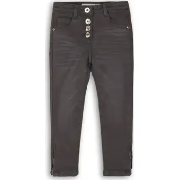 Dívčí kalhoty Minoti Dívčí kalhoty s elastanem Barva: šedá, Velikost: 116-122