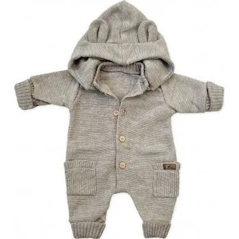 Kojenecký overall Kazum Pletený overal Barva: oříšková, Velikost: 68-74