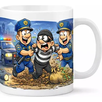 Hrnek s potiskem 330 ml policie CZ