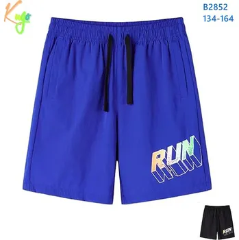 Chlapecké plavky Kugo Koupací šortky s kapsami - Černá/Modrá Barva: Černá, Velikost: 146