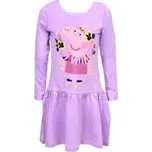 fashion UK Dívčí šaty Peppa - fialovo-růžové Barva: Růžová, Velikost: 128