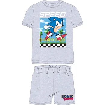 Chlapecké pyžamo Kiddee Letní pyžamo Sonic Barva: šedá, Velikost: 104