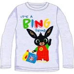 E plus M Chlapecké tričko Bing s dlouhým rukávem - Modré/Šedé Barva: Modrá, Velikost: 98