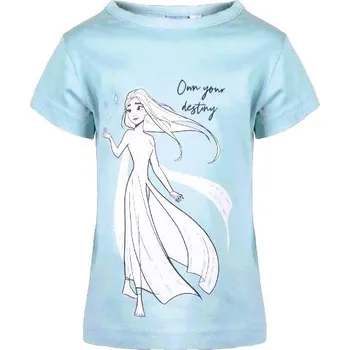 Dívčí tričko Erve Krátké tričko frozen Barva: Bílá, Velikost: 116