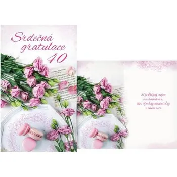 MFP přání k narozeninám 40 M11-607 T PRANI_T_2489