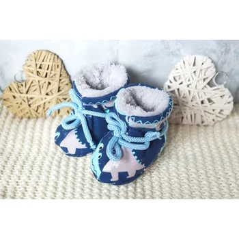 Capáčky Amálka Zateplené bačkůrky krokodýl Velikost: 56-68