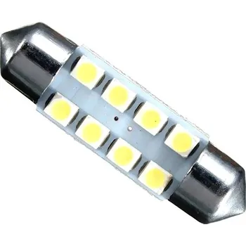 Auto-moto Rabel 41 mm 8 smd C5W C10W C15W SV8,5 bílá
