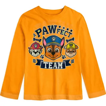 Dětské tričko PAW PATROL TEAM oranžové Velikost: 122