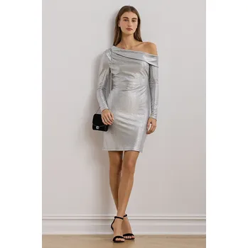 Dámské šaty Šaty Lauren Ralph Lauren 253951615 stříbrná SLV, vel. 40