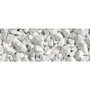 Tuhé palivo Mramorová drť Bianco Carrara, 8-12 mm, 800 kg