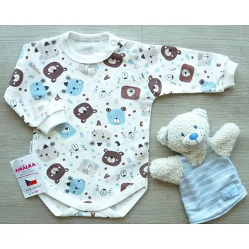 Kojenecký body Amálka Body medvídci s písmenky Velikost: 68