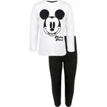 Erve Dlouhé pyžamo Mickey Mouse - Bílá/Černá Barva: Černá, Velikost: 110-116