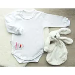 Amálka Chlapecké body s náplety - Bílá/Tmavě modrá Barva: Bílá, Velikost: 80