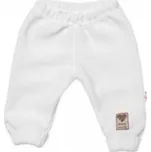 Baby Nellys Kojenecké pletené kalhoty s pružným pasem Barva: Modrá, Velikost: 56-62