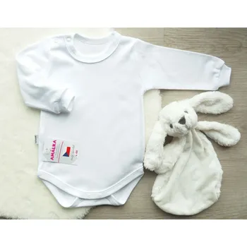 Kojenecký body Amálka Dívčí body Barva: Bílá, Velikost: 56