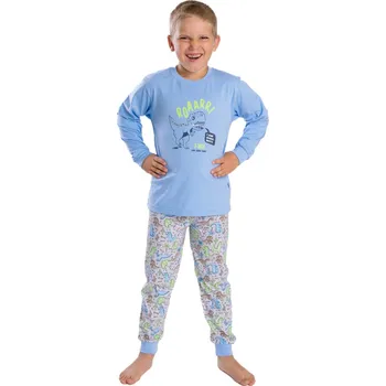 Chlapecké pyžamo Betty mode Dlouhé pyžamo dinosaurus Barva: tyrkysová, Velikost: 92