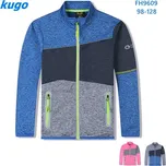 Kugo Dětská outdoor mikina s pruhy - 98–128 Barva: šedá, Velikost: 110