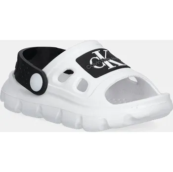 Dámské pantofle Dětské pantofle Calvin Klein Jeans V1X2.83025.22.29 bílá 00X, EUR 22/23