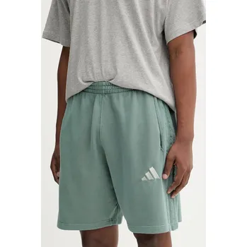 Dámské oblečení Bavlněné šortky adidas All SZN JN0606 zelená 70X, vel. S