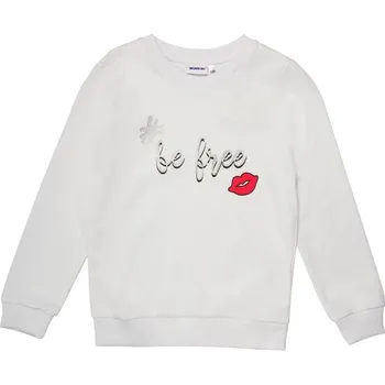 Dívčí mikina Winkiki Mikina be free Barva: Bílá, Velikost: 146