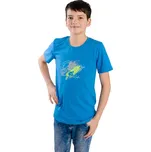 Betty mode Chlapecké tričko s potiskem kola - Modré Barva: Modrá, Velikost: 158