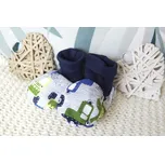 Amálka Kojenecké capáčky s motivem bagru Velikost: 56-68