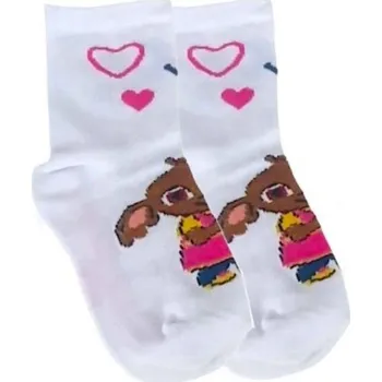 Dívčí oblečení E plus M Dívčí ponožky Bing Barva: Bílá, Velikost: 31-34