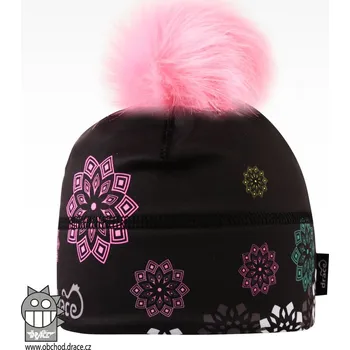 Čepice Dráče Funkční čepice Flavio 17 s bambulkou - UPF 50+ Velikost: S(50 - 52)