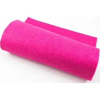 Látková dekorační plsť - ostrá růžová