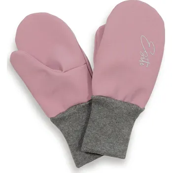 Rukavice Esito Softshellové rukavice pink Velikost: 3-5