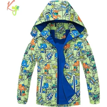 Chlapecká bunda Kugo Dětská šusťáková bunda - Dino potisk Velikost: 98