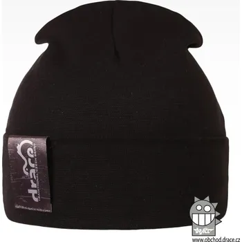Čepice Dráče Bavlněná čepice York - Černá Velikost: 46-48