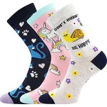 Boma Ponožky jednorožec Barva: Modrá, Velikost: 20-24