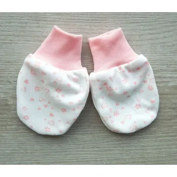 Rukavice Amálka Bavlněné rukavice srdíčka Velikost: 56-68