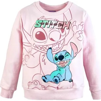 Dívčí mikina E plus M Mikina Lilo&Stitch Barva: Růžová, Velikost: 4