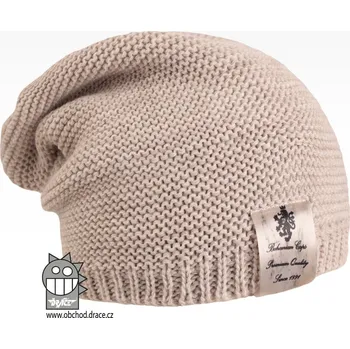 Čepice Dráče Pletená čepice s fleecovou čelenkou - Colors Velikost: 48-50