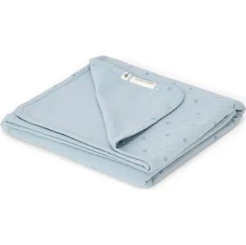Dětská deka Little Dutch Deka Pure 70x100 cm Denim Blue
