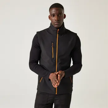 Pánská vesta Vesta Regatta Black Orange Pop 8361431 XXL