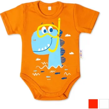 Baby Nellys Body drak Eda Barva: Bílá, Velikost: 80