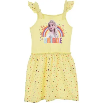 Dívčí oblečení Sun City Šaty frozen Barva: Žlutá, Velikost: 6