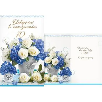 MFP přání k narozeninám 70 M11-537 T PRANI_T_2261