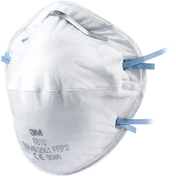 Plynová maska 3M MAS 8810 FFP2 NR D Filtrační polomaska ​​s kopulí 20 ks