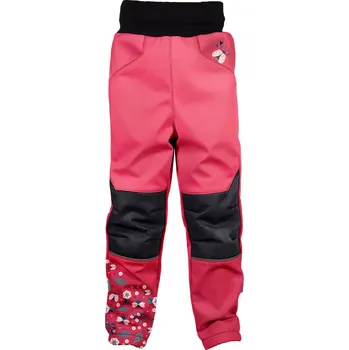 Dívčí kalhoty Wamu Softshellové kalhoty berušky Velikost: 92-98