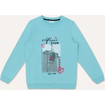 Dívčí mikina Winkiki Dívčí mikina Club - jednobarevná bordó/tyrkys Barva: tyrkysová, Velikost: 128