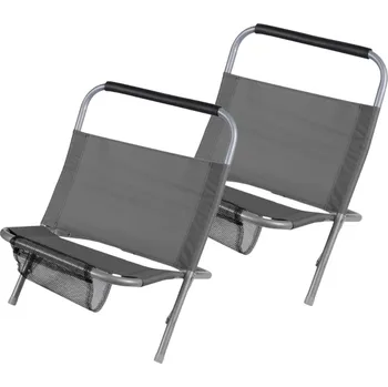 Zahradní lehátko Sunnydays Křesílko plážové skládací DELANO, antracit Množství: 1 ks