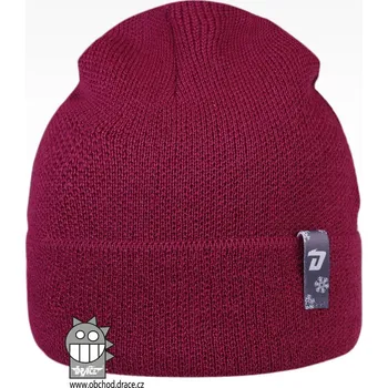 Čepice Dráče Merino pletená čepice - Starorůžová tmavá Velikost: 54-56