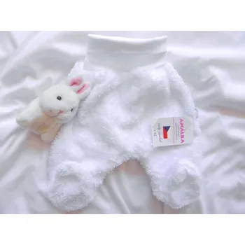 Amálka Chlupaté polodupačky bílé Velikost: 74